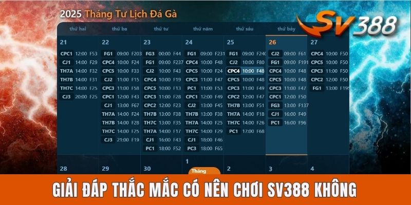 Có Nên Chơi Sv388 Không? Góc Nhìn Chuyên Sâu Cho Anh Em Giải đáp thắc mắc có nên chơi Sv388 không